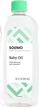 Solimo Baby Oil with Aloe Vera & Vitamin E, - Image 3