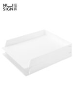 4pcs Tray Desktop File Storage Double Layer - Image 2