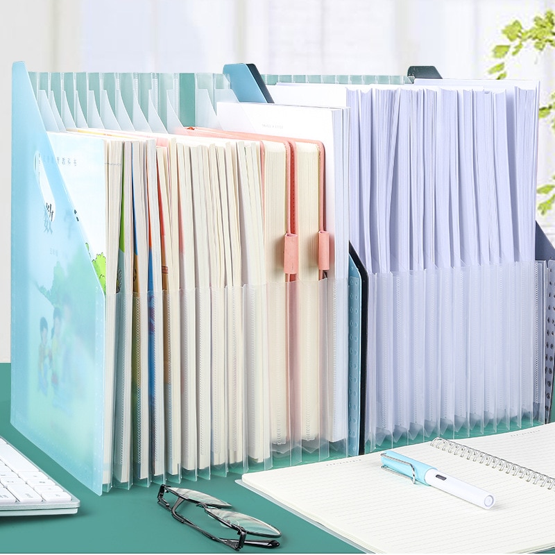 H411d6583d7cd47bb88a44c63d9a52462t.jpg 13 Layers Plastic Expandable File Organizers - Image 1