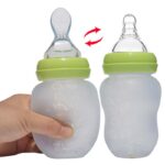 Silicone Baby Spoon Feeding Bottle