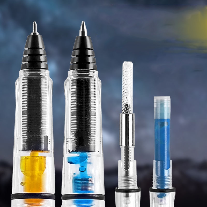 Hecb8cea0f11c474bba5167b324339fa4y.jpg 2 PCS High Quality Transparent Gel Pen for Office & School - Image 1